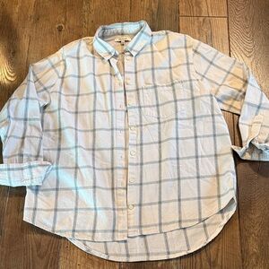 Madewell boyfriend flannel